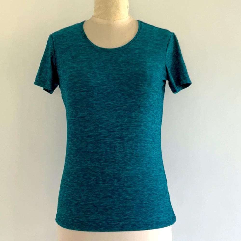 32 Degree COOL Tee Shirt Short Sleeve Heather Turquoise  Sz Medium